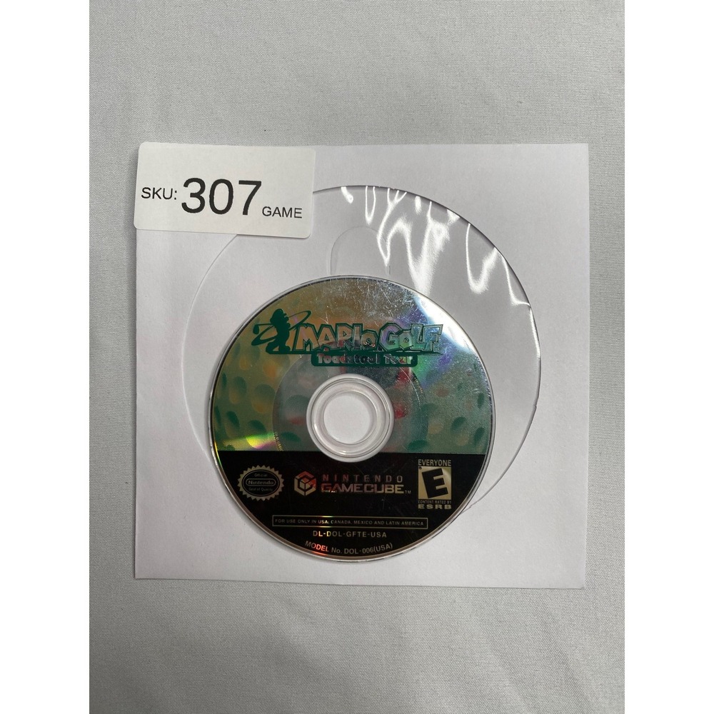 Mario Golf Toadstool Tour Nintendo GameCube